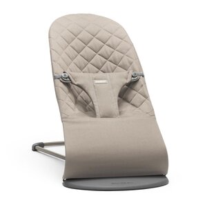 BabyBjörn Bliss lamamistool Wovven/Classic quilt, Sand Grey - BabyBjörn