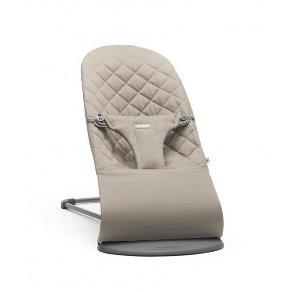 BabyBjörn Bliss lamamistool Wovven/Classic quilt, Sand Grey - BabyBjörn