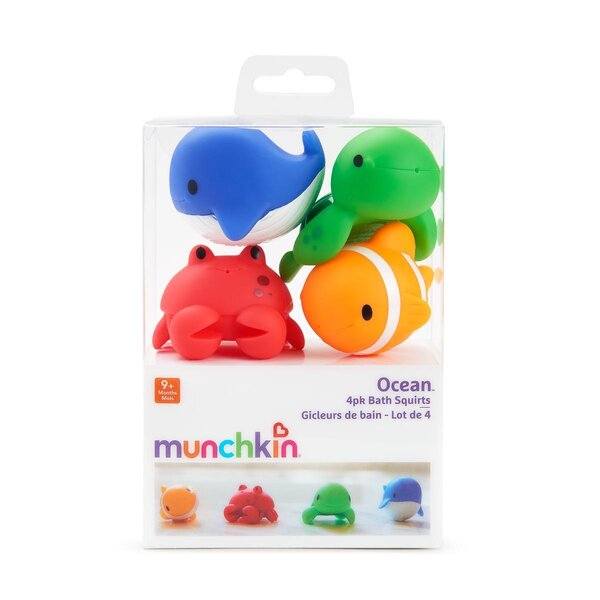 Munchkin vannimänguasjad Ocean- 4 pk - Munchkin