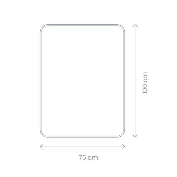 Doomoo tekk Dream 75x100 Stars Anthracite - Doomoo