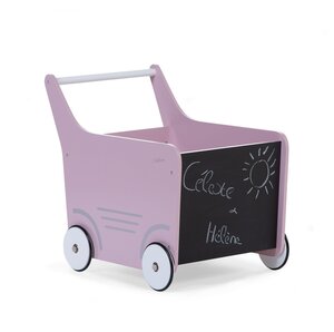 Childhome wooden stroller, pink - Done by Deer