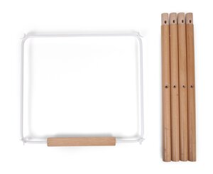Childhome evolu extra long legs natural white + footstep - Leander
