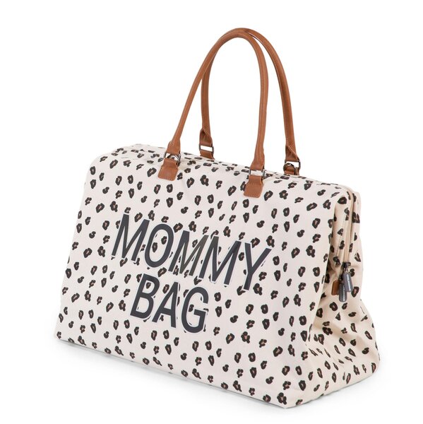 Childhome Mommy Bag suur tarvikute kott Canvas Leopard - Childhome