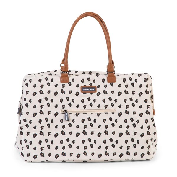 Childhome Mommy Bag suur tarvikute kott Canvas Leopard - Childhome