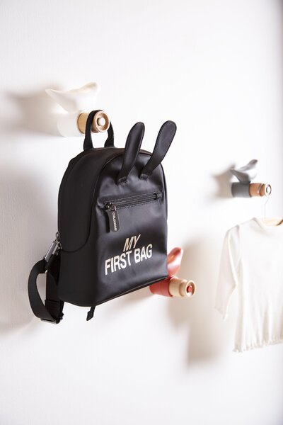 Childhome laste seljakott My first bag Black/Gold - Childhome
