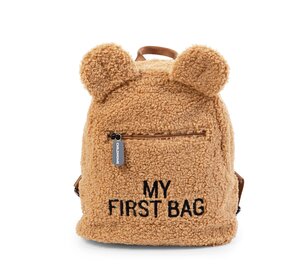 Childhome laste seljakott My first bag Teddy Beige - Affenzahn