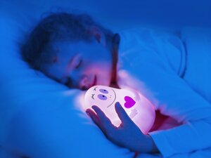 Pabobo glowing companion barbapapa with base charger - Moonie
