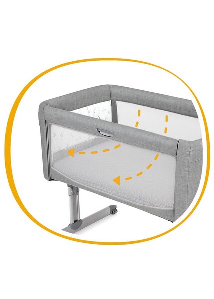 Joie Roomie Glide häll-vooditasku Foggy Gray - Joie