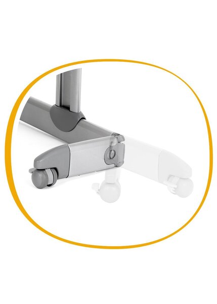 Joie Roomie Glide häll-vooditasku Foggy Gray - Joie