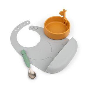 Done by Deer söögitarvete komplekt, Peekaboo Deer Friends Multicolor - Elodie Details