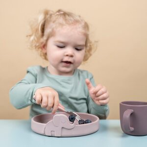 Done by Deer sööginõude komplekt, Peekaboo Deer Friends, Powder - Elodie Details