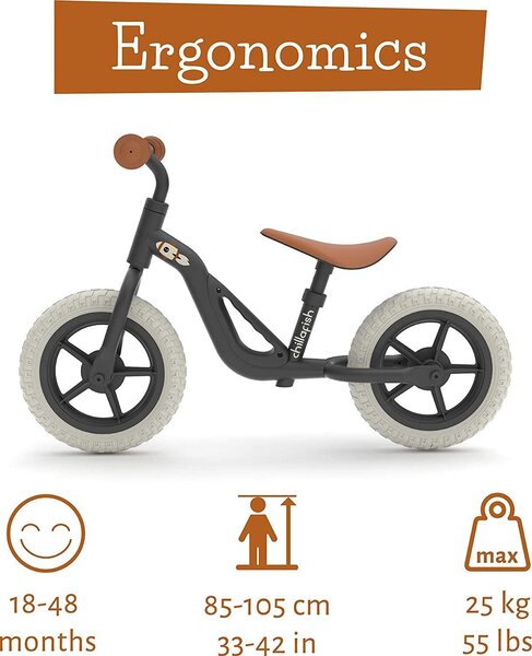 Chillafish Charlie jooksuratas Black - Chillafish