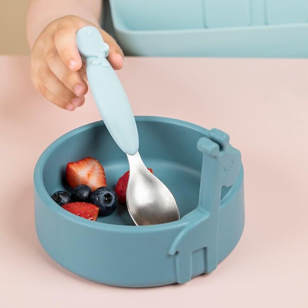 Done by Deer söögitarvete komplekt, Peekaboo Deer friends Blue - Done by Deer