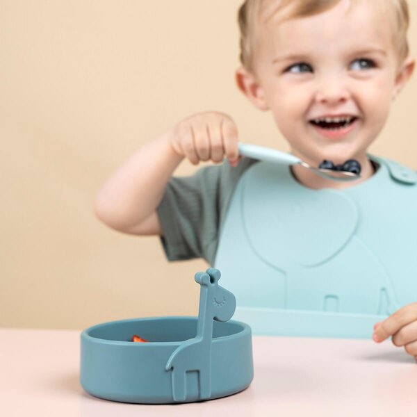 Done by Deer söögitarvete komplekt, Peekaboo Deer friends Blue - Done by Deer