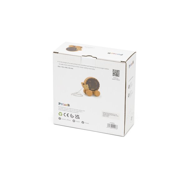 PolarB puidust järelveetav mänguasi Siil - PolarB