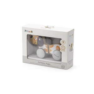 PolarB puidust järelveetav Koer - PolarB