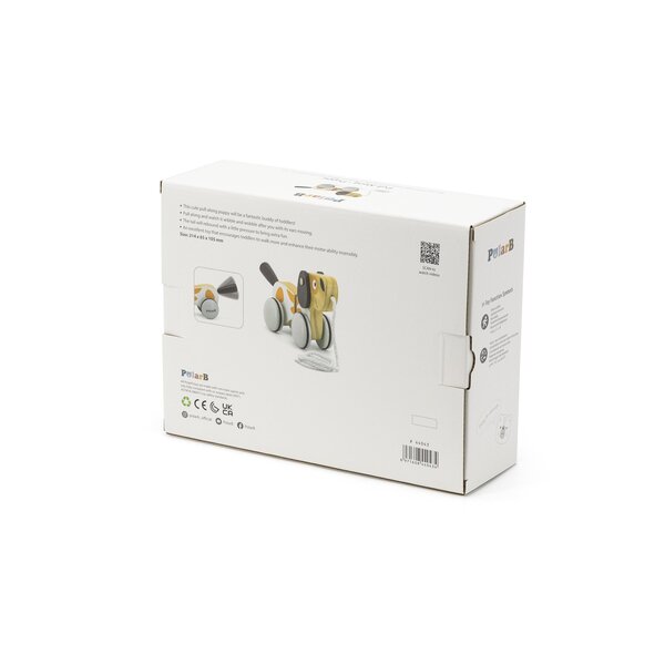 PolarB puidust järelveetav Koer - PolarB