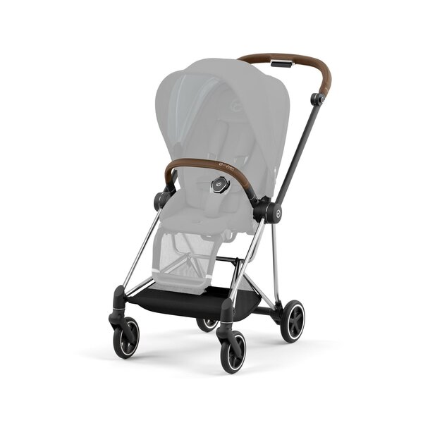 Cybex Mios V3 kergkäru Fashion Koi, kroom raam, pruun lükkesang - Cybex