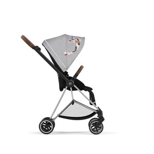 Cybex Mios V3 kergkäru Fashion Koi, kroom raam, pruun lükkesang - Nuna