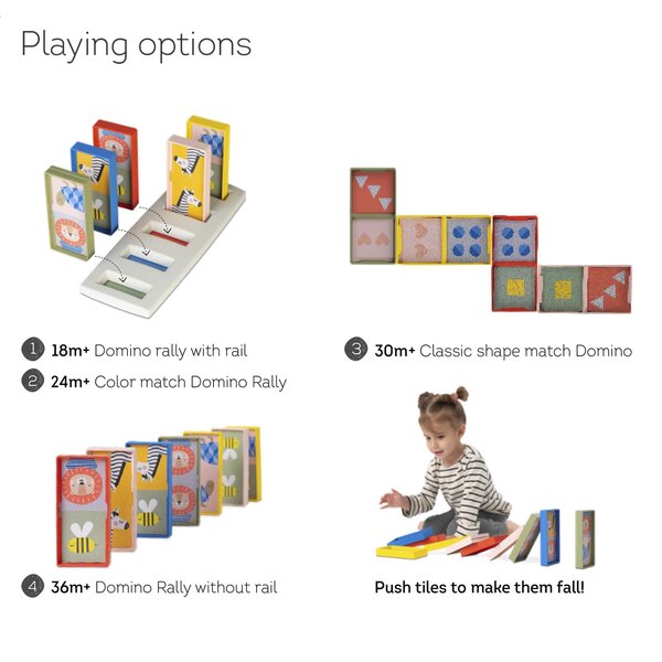 Taf Toys lauamäng "Esimene doomino ralli" - Taf Toys