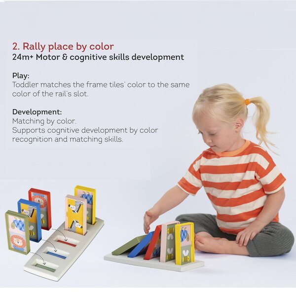 Taf Toys lauamäng "Esimene doomino ralli" - Taf Toys