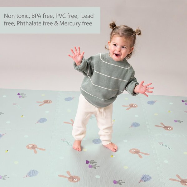 Taf Toys ekstra suur pehme puslematt Urban Garden - Taf Toys