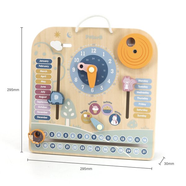 PolarB puidust kalender ja kell - PolarB