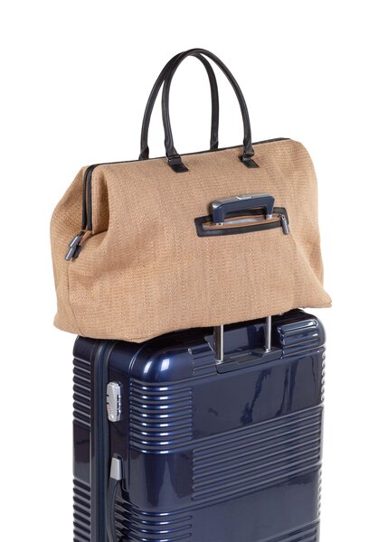 Childhome suur tarvikute kott Mommy Bag Raffia - Childhome