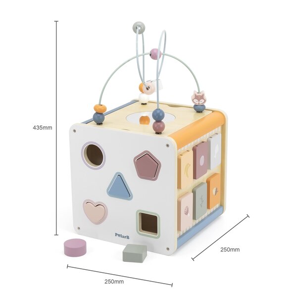PolarB puidust motoorikakeskus 8in1 - PolarB