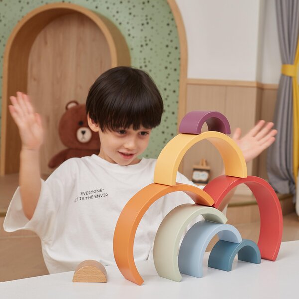 PolarB puidust ladumismäng Vikerkaar - PolarB