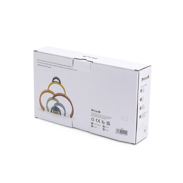 PolarB puidust ladumismäng Vikerkaar - PolarB