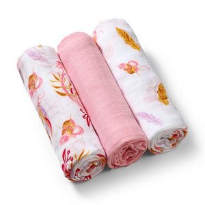 BabyOno bambusest suulapid 3tk, Pink - Nordbaby