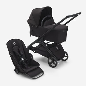 Bugaboo Dragonfly 2in1 vankrikomplekt Midnight Black/Midnight Black/Black - Bugaboo