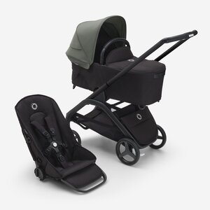 Bugaboo Dragonfly 2in1 vankrikomplekt Forest Green/Midnight Black/Black - Bugaboo