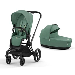 Cybex Priam V4 vankrikomplekt Leaf Green, Matt Black raamiga - Cybex
