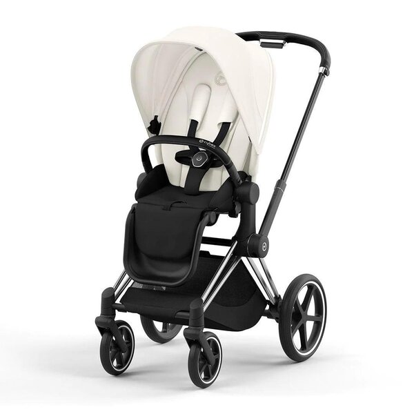 Cybex Priam V4 vankrikomplekt Off White, Chrome Black raamiga - Cybex