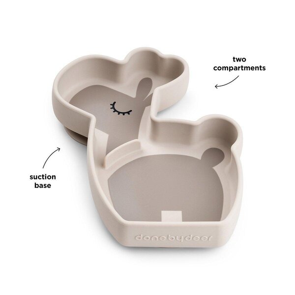 Done by Deer iminapaga silikoonist taldrik Lalee Beige - Done by Deer