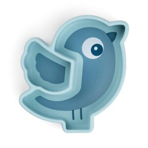 Done by Deer iminapaga silikoonist taldrik Birdee Blue - Done by Deer