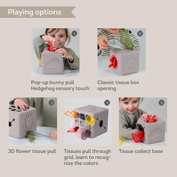 Taf Toys tegeluskuubik Pop Up Tissue Box - Taf Toys