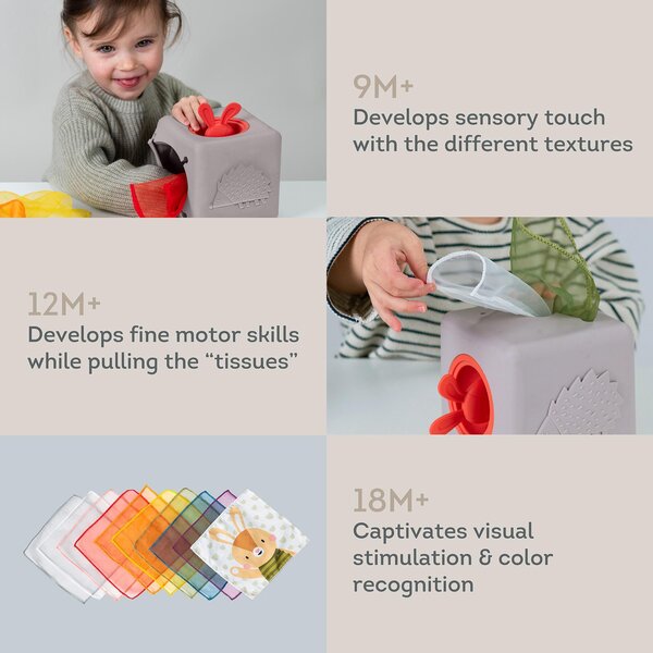 Taf Toys tegeluskuubik Pop Up Tissue Box - Taf Toys
