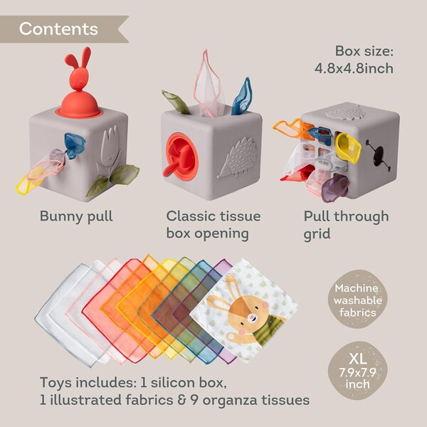 Taf Toys tegeluskuubik Pop Up Tissue Box - Taf Toys