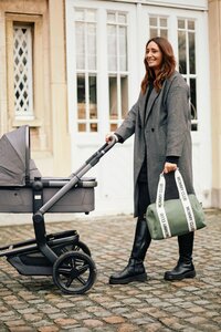 Childhome tarvikute kott Mommy Club Signature Green - Childhome