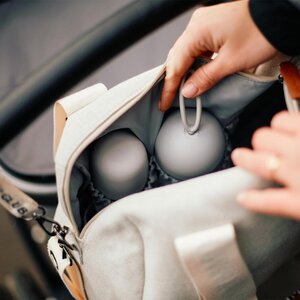 Childhome tarvikute kott Mommy Club Signature Off White - Childhome