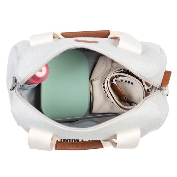 Childhome tarvikute kott Mommy Club Signature Off White - Childhome