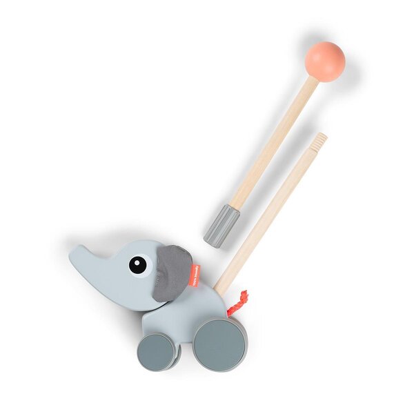 Done by Deer puidust mänguasi Push along Elphee Grey - Done by Deer