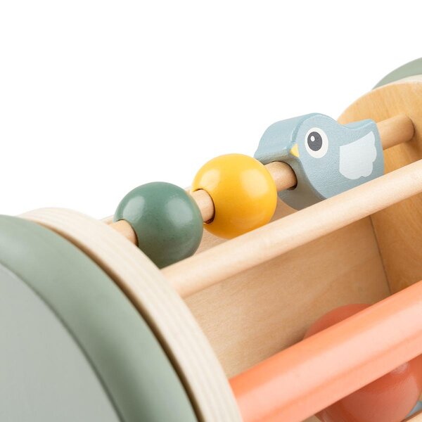 Done by Deer puidust mänguasi Rolling activity mirror Birdee - Done by Deer