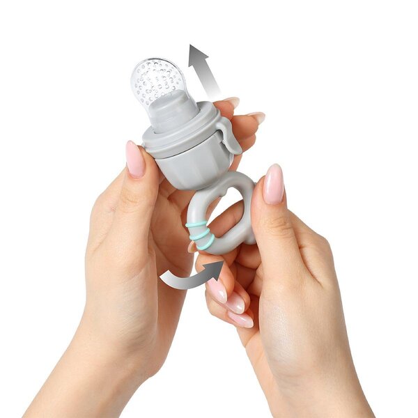 BabyOno keeratav puuviljalutt/püreelutt Dino - BabyOno