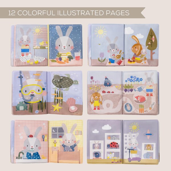 Taf Toys värvimisraamat veega Peek-A-Boo  - Taf Toys