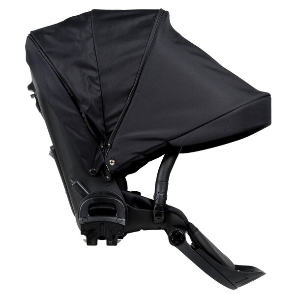 Nordbaby Active Lux vankrikomplekt Caviar Black, raamiga Chrome Black  - Nordbaby