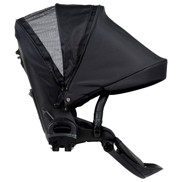 Nordbaby Active Lux vankrikomplekt Caviar Black, raamiga Chrome Black  - Nordbaby